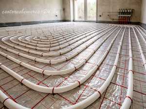 Padlófűtés csőtörés