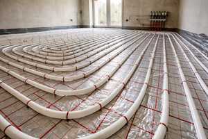 Padlófűtés csőtörés